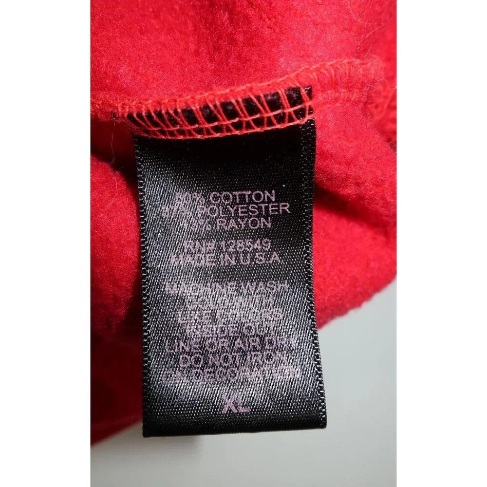 Aviator Nation Red & White Lightning Bolt Crewneck Sweatshirt Men's Size Large - Picture 5 of 11